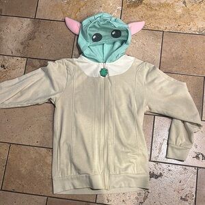 NWOT:: Baby Yoda Hoodie with Ears